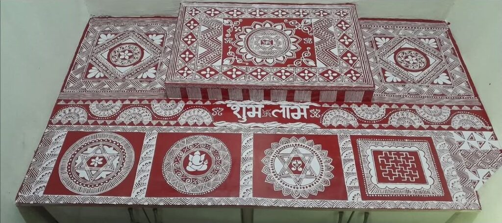 Aipan Art Drawing Aipan Art Drawing